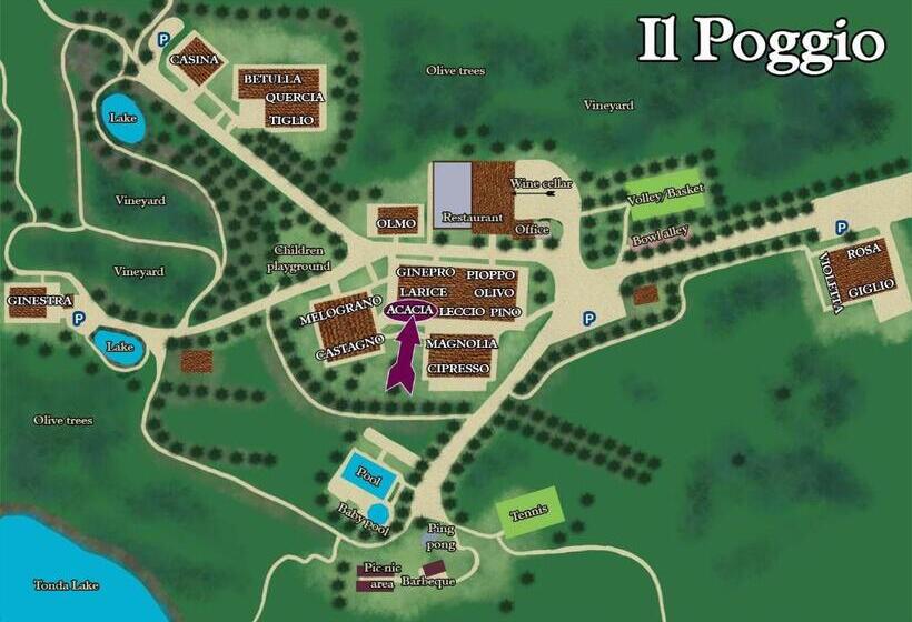 Апартаменты 1 Спальня, Borgo Il Poggio Agritourismo