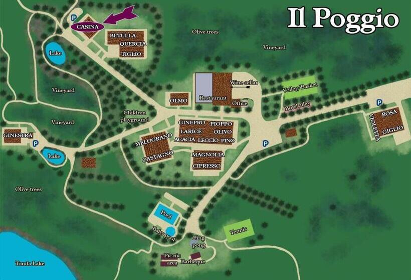 Хижина, Borgo Il Poggio Agritourismo