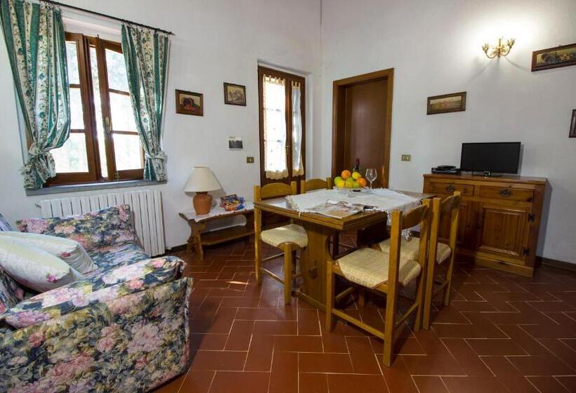 Апартаменты 1 Спальня Вид на Бассейн, Borgo Il Poggio Agritourismo