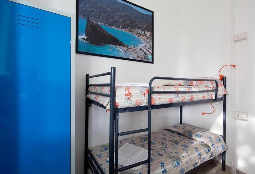 スタンダード４人部屋, Ostello Corniglia