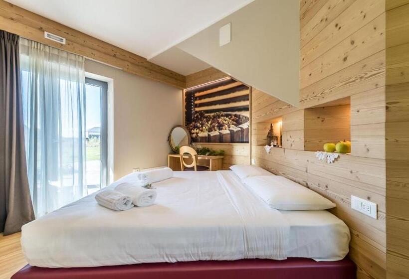 장애인을 위한 킹사이즈 침대 스탠다드 룸, Agritur La Dolce Mela   Adults Only