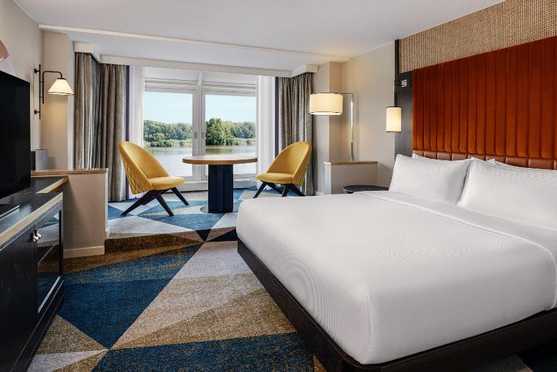 스탠다드 룸 킹사이즈 침대, Hilton Vienna Waterfront