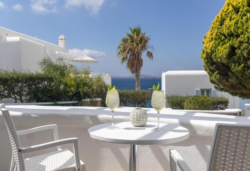 اتاق اساندارد با چشم‌انداز جانبی به دریا, Saint John Hotel Villas & Spa
