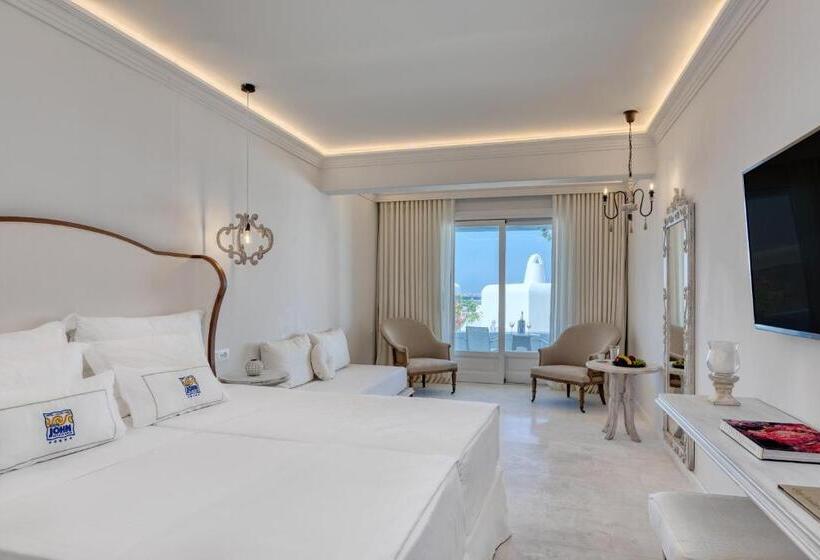 اتاق پریمیوم با چشم‌انداز باغ, Saint John Hotel Villas & Spa