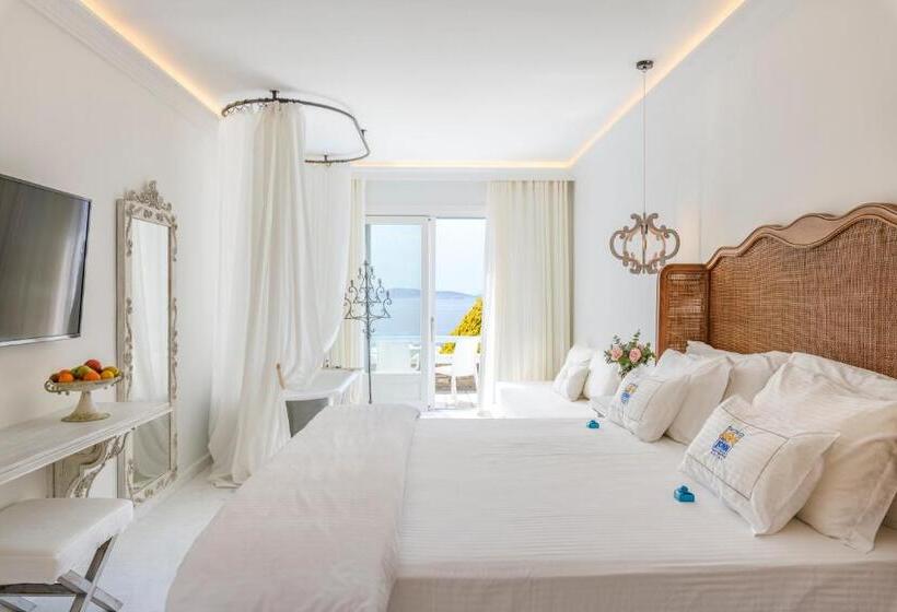 اتاق استاندارد با چشم‌انداز دریا, Saint John Hotel Villas & Spa
