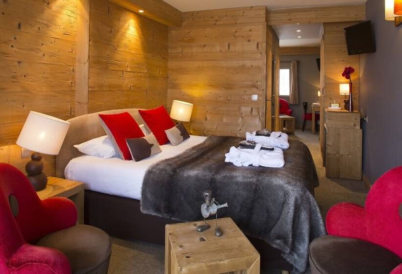 Четырехместный Номер Superior, Hôtel Et Spa Les Clarines
