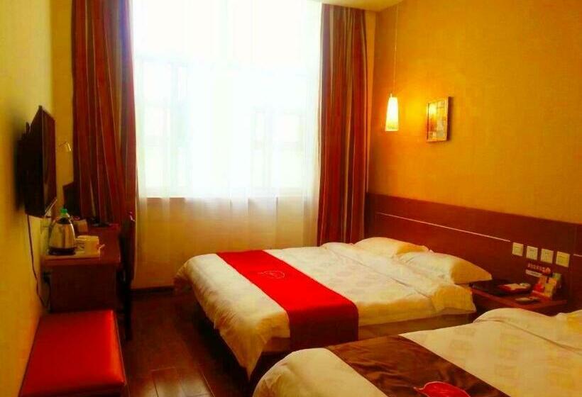 Семейный Номер, Thank Inn Chain Hotel Hebei Baoding Tang Town North Zhongshan Avenue