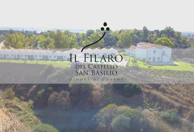 디럭스 스위트 킹 침대, Il Filaro Del Castello Di San Basilio