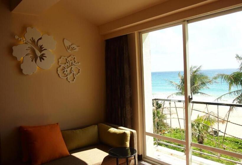 اتاق خانوادگی با چشم‌انداز دریا, Chateau Beach Resort Kenting