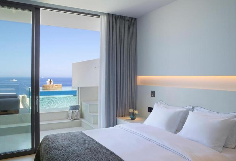 Люкс Deluxe Вид на Море, Domes White Coast Milos, Adults Only   Small Luxury Hotels Of The World