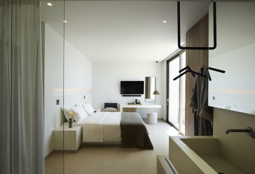 Superior suite with pool view, Domes White Coast Milos, Adults Only   Small Luxury Hotels Of The World