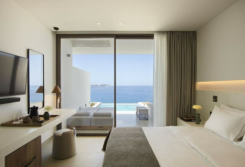 Люкс Deluxe Вид на Море, Domes White Coast Milos, Adults Only   Small Luxury Hotels Of The World