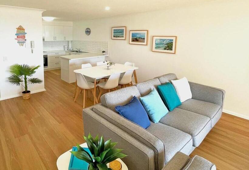 Апартаменты 2 Спальни Вид на Море, Cabarita Beachfront Apartments By Kingscliff Accommodation