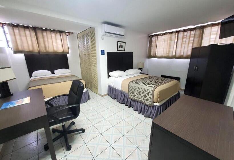 اتاق استاندارد با 2 تخت دوبل, Borinquen Beach Inn