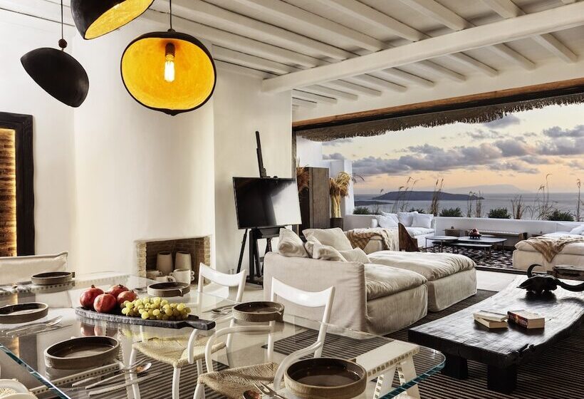 Вилла Deluxe 3 Спальни, Myconian Panoptis Escape, A Member Of Small Luxury Hotels Of The World