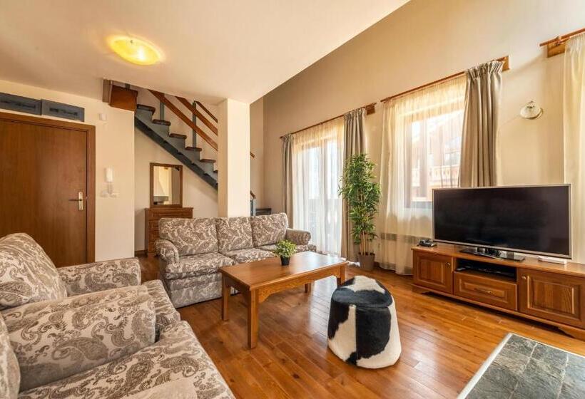 شقة غرفتين نوم مزودة بشُرفة, Pirin Golf & Country Club Apartment Complex