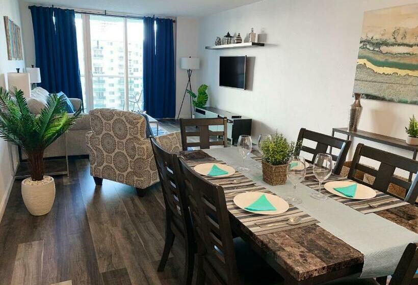 침실 1개 발코니 아파트, Beach Apartment At Condo