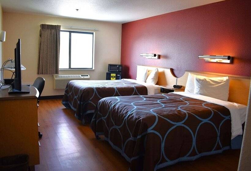 Номер Стандарт 2 Двуспальные Кровати, Super 8 By Wyndham New Braunfels I35
