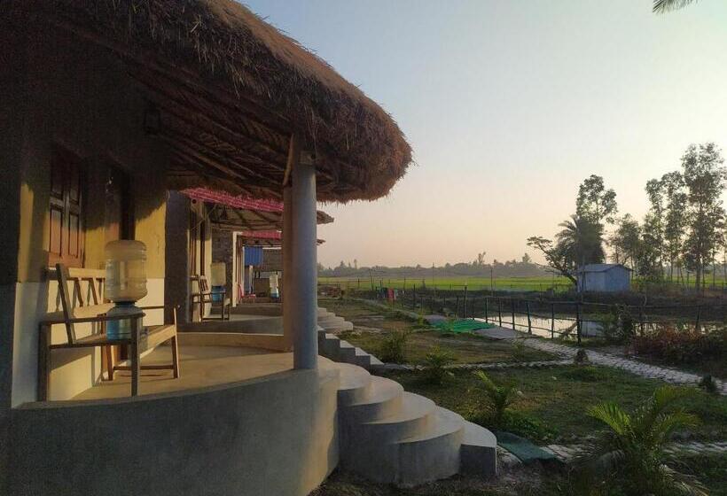 带花园景观的标准三人间, Sundarban Jungle Mahal Resort