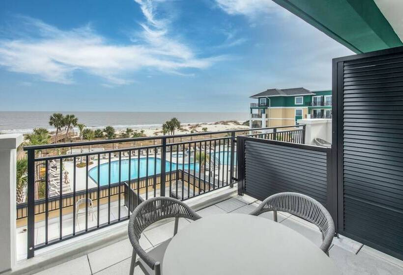 Номер Стандарт 2 Двуспальные Кровати, Courtyard By Marriott Jekyll Island