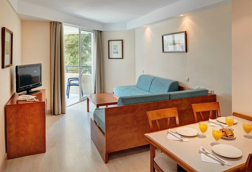 침실 1개 바다 전망 아파트, Hipotels Bahía Grande Aparthotel