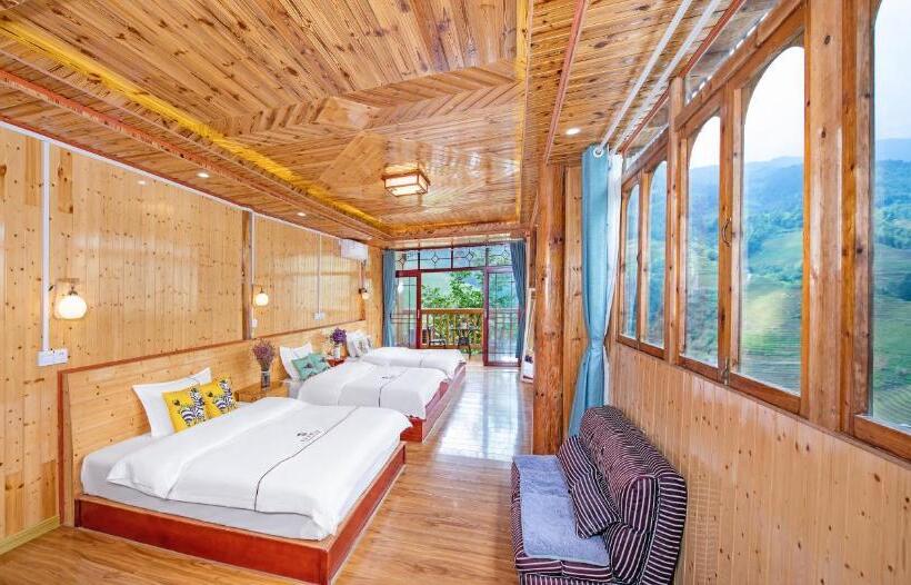 Трехместный Номер Стандарт с Видом, Longji Terrace La Vie Inn
