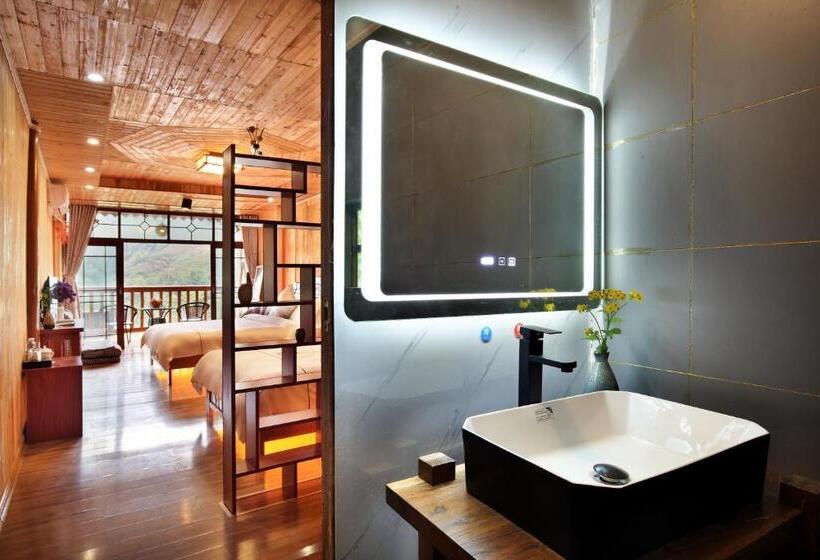 Семейный Номер Deluxe, Longji Terrace La Vie Inn