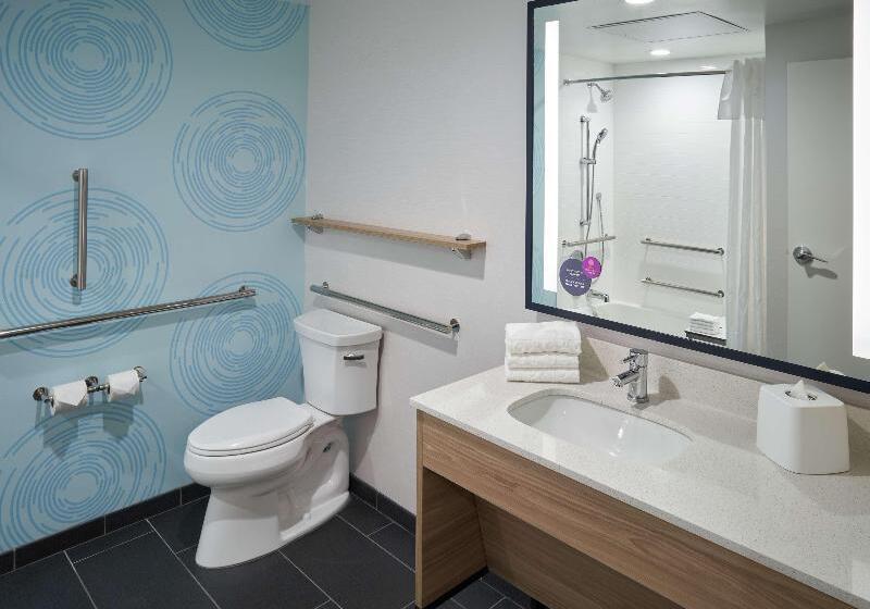 장애인을 위한 킹사이즈 침대 스탠다드 룸, Tru By Hilton Pompano Beach Pier