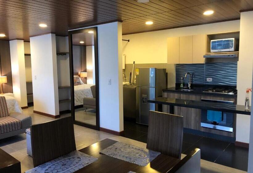 آپارتمان 1 خوابه با بالکن, Apartamentos Edificio San Miguel Bogotá