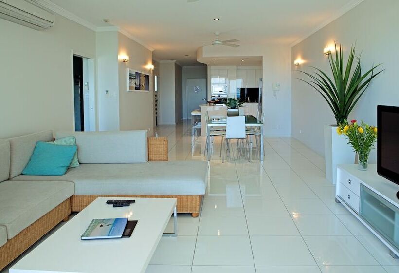 침실 2개 바다 전망 아파트, Vue Apartments Trinity Beach