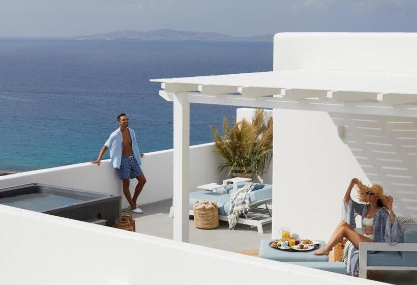 سوییت جونیور با چشم‌انداز دریا, Epic Blue Mykonos