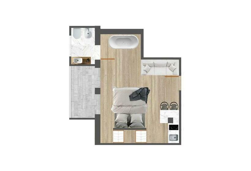 Полулюкс Боковой Вид на Море, Miami Suite