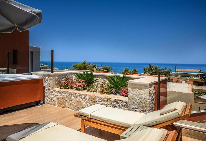 Люкс Вид на Море с Гидромассажем, Esperides Resort Crete The Authentic Experience