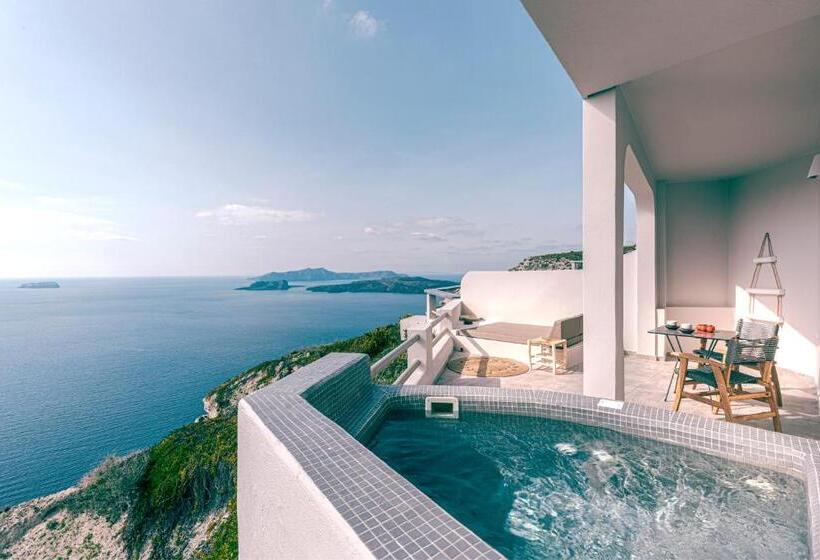 带按摩浴盆的套房, Grand View   Megalochori Santorini