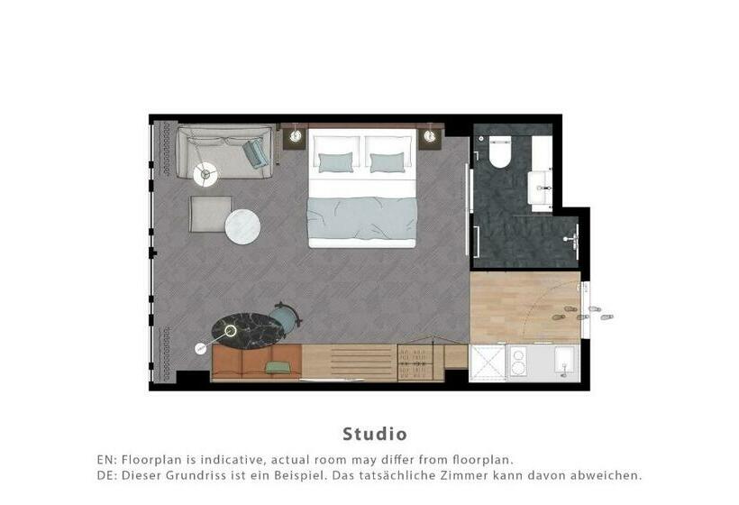 Студия Superior, Adina Apartment Hotel Munich