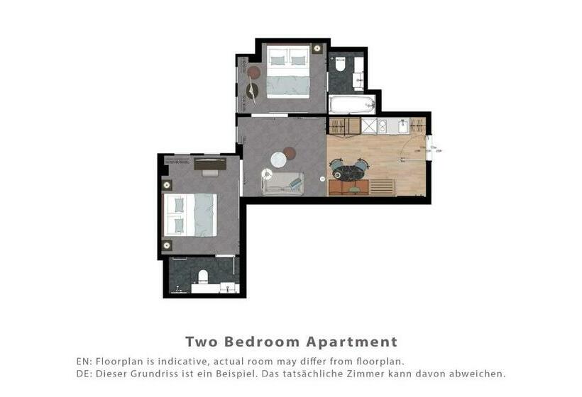 Апартаменты Premium 2 Спальни, Adina Apartment Hotel Munich
