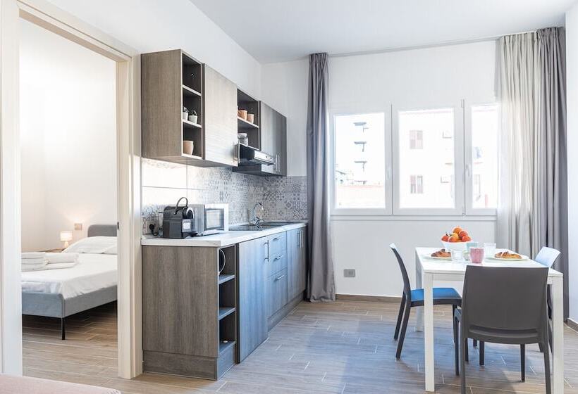 带1个卧室的高级公寓, Solemar Sicilia   Multi Suite