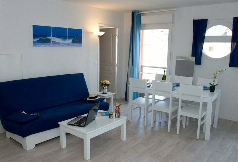 Апартаменты 2 Спальни с Балконом, Adonis Grandcamp  Residence Les Isles De Sola