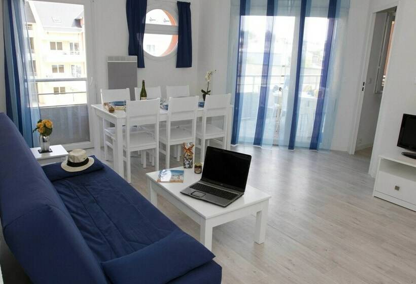 Апартаменты 2 Спальни с Балконом, Adonis Grandcamp  Residence Les Isles De Sola
