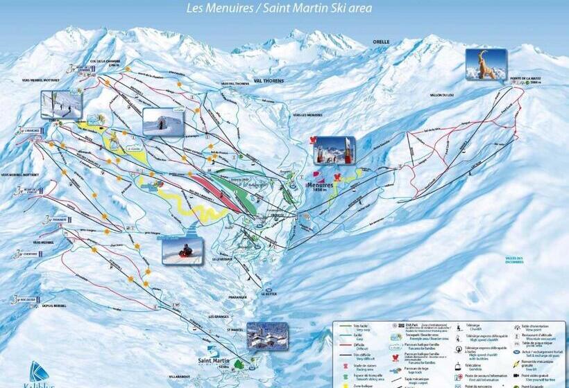 آپارتمان 1 خوابه با چشم‌انداز, Résidence Lac Du Lou   Les Ménuires