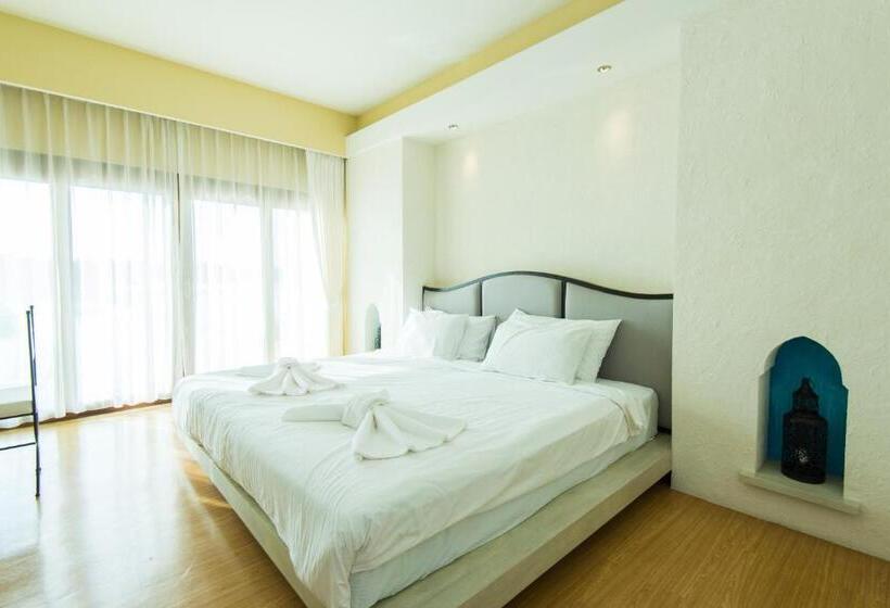 디럭스 룸, Baan Talay See Cream Resort