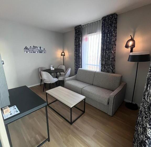 带1个卧室的公寓, Citadines Eurometropole Strasbourg