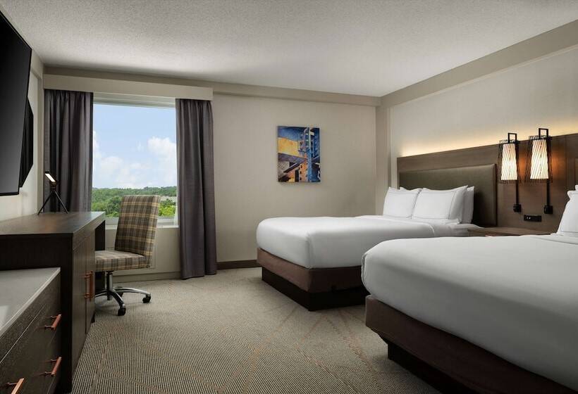 Номер Стандарт 2 Двуспальные Кровати, Doubletree By Hilton Pittsburgh Airport