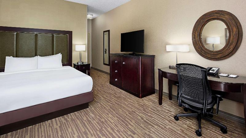 스탠다드 룸 킹사이즈 침대, Doubletree Raleigh Durham Airport At Research Triangle Park