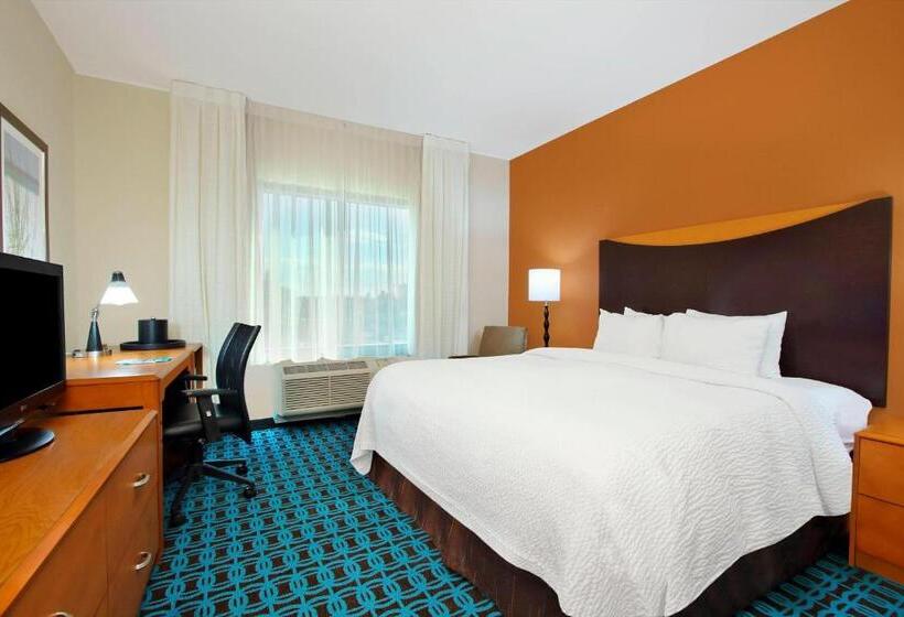 带大床的标准间, Fairfield Inn & Suites Fort Lauderdale Airport & Cruise Port