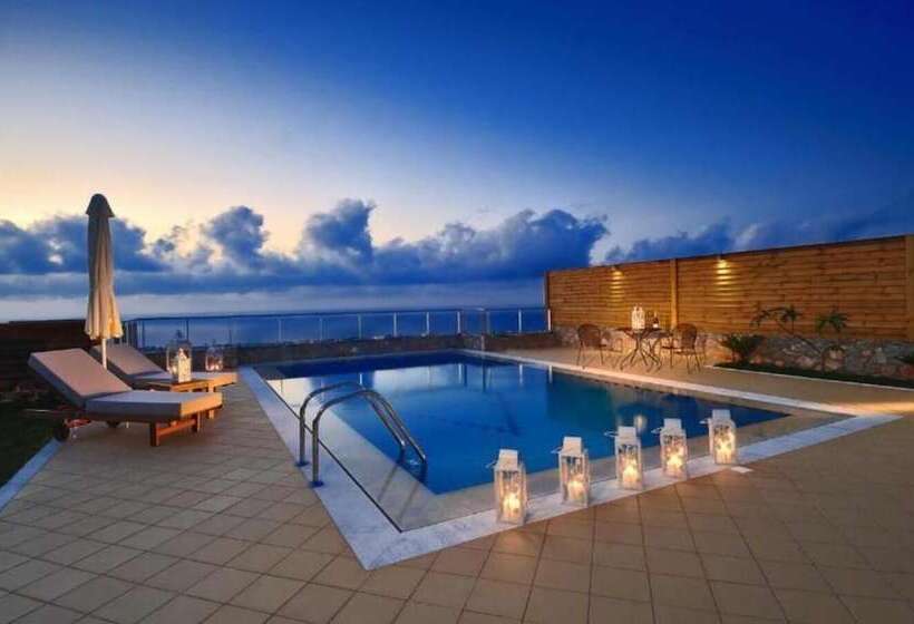 オーシャンビューの１ベッドルームビラ, The Noverian Scenic Crete 5* Hilltop Villa Resort & Spa