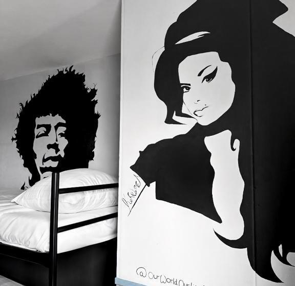Кровать в Общей Комнате, The Flying Pig Beach Hostel