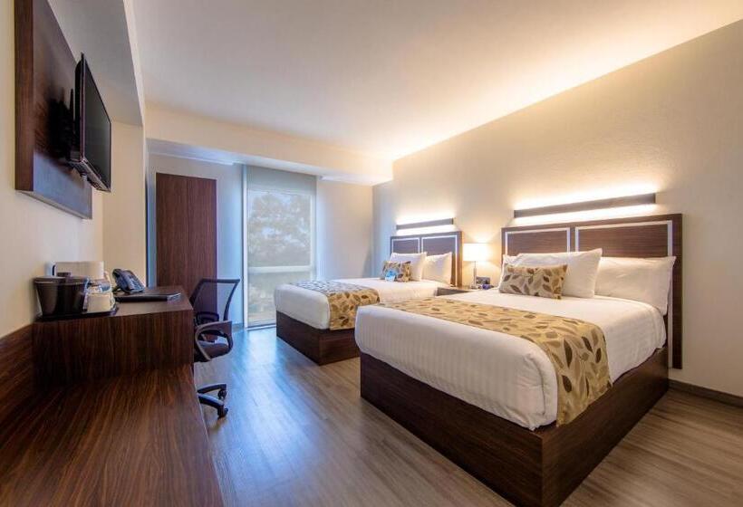 Standard Room 2 Double Beds, Sleep Inn Guadalajara Galerias