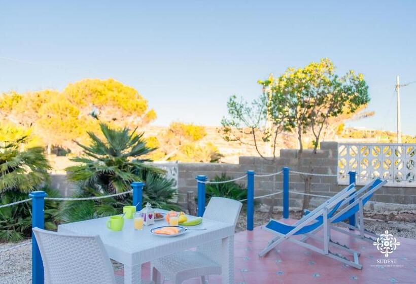 Апартаменты 1 Спальня с Террасой, Residenza Ormos   Dimore Sul Mare
