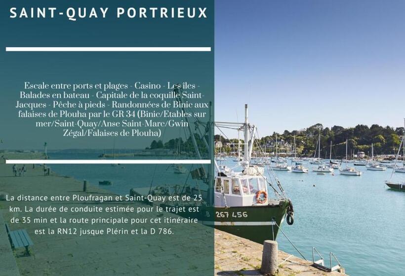 Апартаменты 1 Спальня с Террасой, Le Hameau Du Petit Carpont   Baie De Saint Brieuc Entre Paimpol Et Erquy   Petit Déjeuner Breton Fai